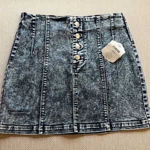 NWT Altard State Acid Wash Mini Skirt